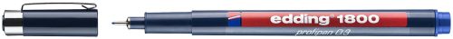 edding, EDDING Profipen 1800 0.35mm 1800-3-03 blau