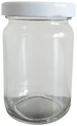 undefined, Honigglas mit Deckel weiss 10cl
