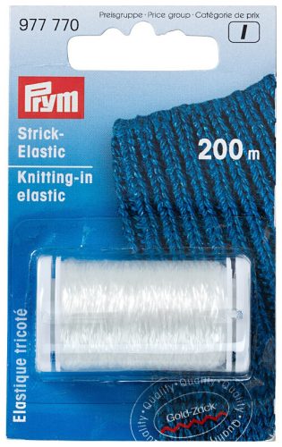 Prym, Prym Strick-Elastic, transparent Karte 200 m