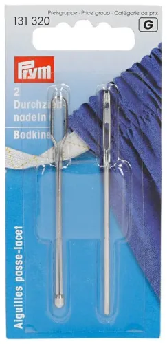 Prym, Prym Durchziehnadel, silber Karte 2 Stk.