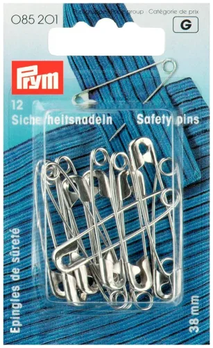 Prym, Prym Sicherheitsnadeln Stahl, silber
