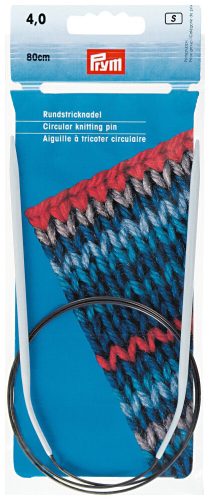 Prym, Prym Rundstricknadel Alu, grau 4.00 mm, 80 cm, Beutel