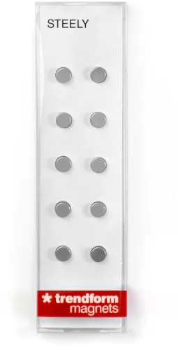 trendform, TRENDFORM Magnete STEELY TF20B 10er Set silbern