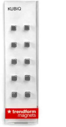 trendform, TRENDFORM Magnete KUBIQ TF19B 10er Set silber