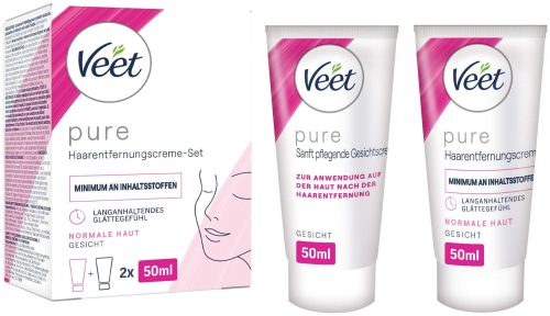 Veet, Veet Pure Gesichts-Haarentfernungscreme-Set