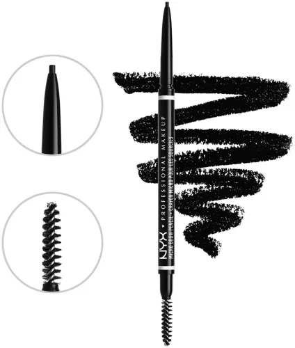 NYX Professional Makeup Micro Brow Pencil black