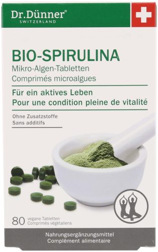 Dr.Dünner Bio Spirulina 80 Stück
