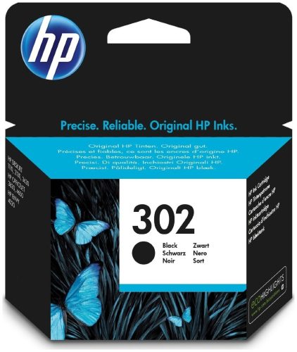 HP, HP Tintenpatrone 302 schwarz F6U66AE OfficeJet 3830 190 Seiten