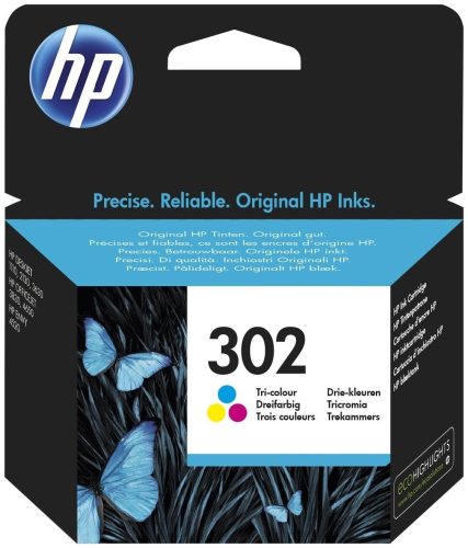 HP, HP Tintenpatrone 302 color F6U65AE OfficeJet 3830 165 Seiten