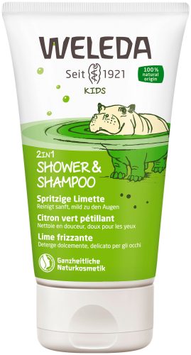 Weleda, WELEDA KIDS 2in1 Shower&Shampoo Sprit Limet 150 ml