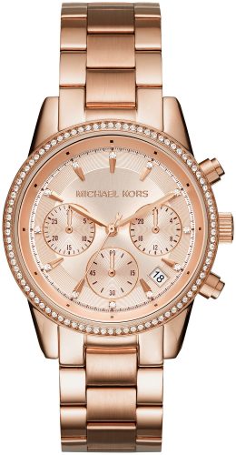 Michael Kors Uhr Chronograph Bryant Edelstahl roségoldfarben
