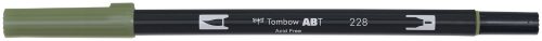 Tombow, TOMBOW Dual Brush Pen ABT 228 graugr&uuml;n