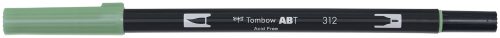Tombow, TOMBOW Dual Brush Pen ABT 312 holly green