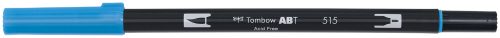 Tombow, TOMBOW Dual Brush Pen ABT 515 hellblau