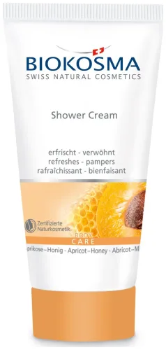 Biokosma Shower Cream Bio-Aprikose – Bio-Honig 30ml