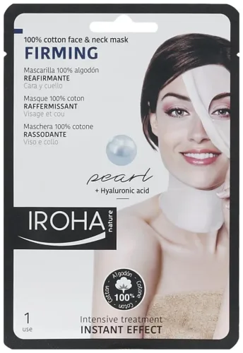 Iroha Tissue Face & Neck Mask Collagen + Hyaluron