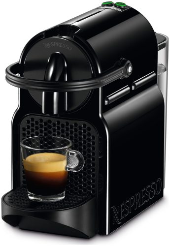 De'Longhi, DeLonghi Kapselmaschine "Inissia EN 80.B von DeLonghi, Black" inkl. Willkommenspaket mit 7 Kapseln