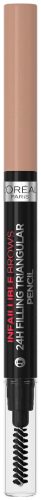 L'ORÉAL, L'OREAL - Infaillible Brows 24H Brow Filling Triangular Pencil, 1 ml, . Auburn