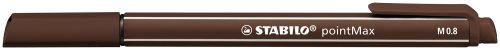 STABILO, STABILO Premium-Fineliner 0,8mm 488/45 pointMax braun