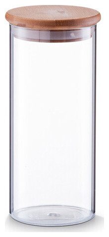 Zeller Vorratsglas mit Bambusdeckel 1400ml