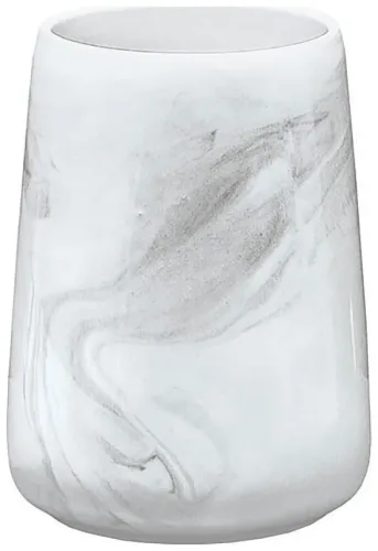 Kleine Wolke Zahnputzbecher Marmor Anthrazit | ⌀ 8 cm | H 11 cm