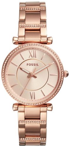 Fossil Damenuhr Carlie Edelstahl Roségold