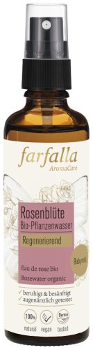 farfalla - Rosenblüte Bio-Pflanzenwasser, 75 ml