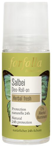farfalla - Salbei,KräuterfrischerDeoRoll-on, 50 ml