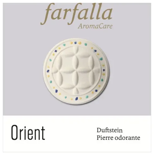 farfalla Duftstein Orient, Unterseite glasiert, mit Schachtel