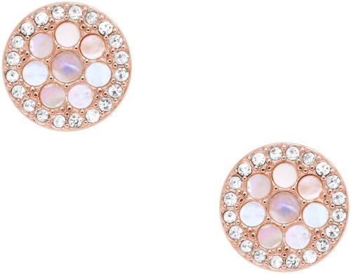 Fossil Jewels Fossil Damen Ohrstecker Disc Mother-of-Pearl