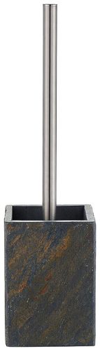 Diaqua, Diaqua - WC-Bürstengarnitur Ardezio Schiefer, One Size, Chrom