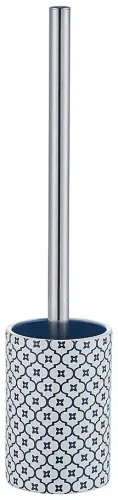 Diaqua - WC-Bürstengarnitur Grenada weiss/blau, One Size, Chrom