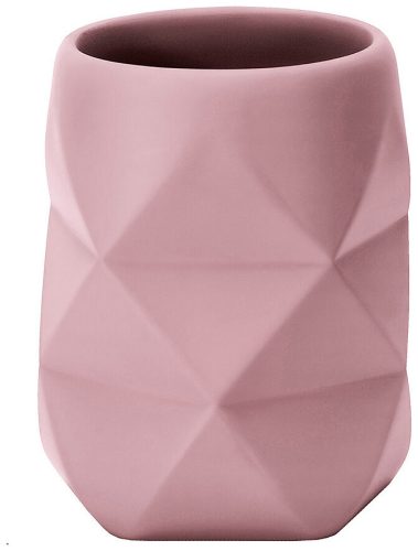 Kleine Wolke Zahnputzbecher Crackle Rouge | 10 × 8 × 8 cm