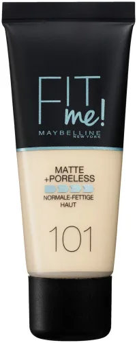 Maybelline NY Fit Me! Matte + Poreless Make-Up Nr. 101 True Ivory