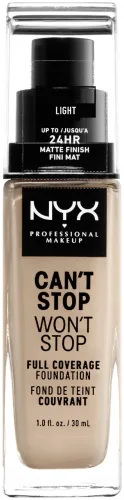NYX Professional Makeup Can't Stop Won't Stop Foundation, Light