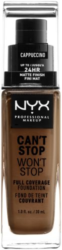 NYX Professional Makeup Can't Stop Won't Stop Foundation, Cappuccino
