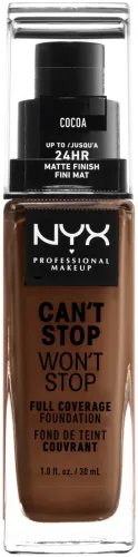 NYX Professional Makeup Can't Stop Won't Stop Foundation, Cocoa