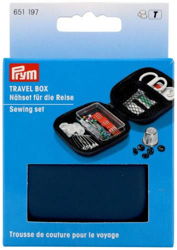 Prym, Prym Travel Box N&auml;hset, marine Gr&ouml;sse S, Karte 1 Stk.