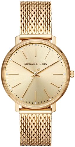 Michael Kors Damen Uhr Pyper 3-Zeiger-Werk Edelstahl goldfarben