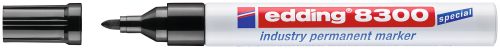 edding, EDDING Permanent Marker 8300 1,5-3mm 8300-1 schwarz
