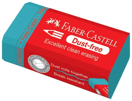Faber-Castell, FABER-CASTELL Radierer Trend Dust-Free 187221 3 Farben