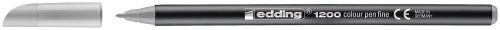 edding, EDDING Faserschreiber 1200 0,5-1mm 1200-026 Pastell, silbergrau
