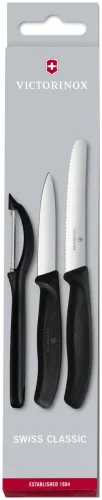 Victorinox Gemüsemesser-Set schwarz