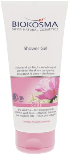 Biokosma - Duschgel Bio-Wildrose – Bio-Holunderblüte, Shower Gel BIO-Wildrose BIO-Holunderblüte, 200 ml