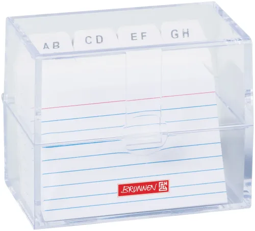 BRUNNEN, Brunnen Karteibox A8 transparent