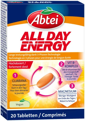 Abtei All Day Energy 20 Tabletten
