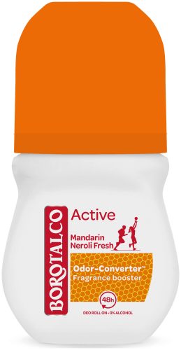 Borotalco - Deo Active Mandarine&Neroli Roll On, 50 ml