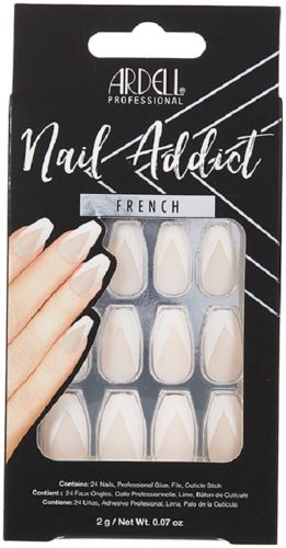 Ardell, Ardell - Nail Addict Modern French, Künstliche Fingernägel, Set, Weiss