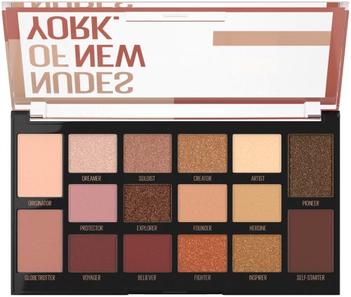 Maybelline - Nudes Of New York Lidschattenpalette, 1 Stück, Multicolor