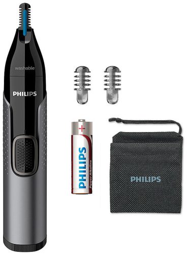 Philips, Philips Nasen- und Ohrhaartrimmer "NT3650/16" 2 Aufsätze vollständig abwaschbar, inkl. Schutzhülle